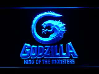 g227 b Godzilla King of the Monsters Neon Light Sign  