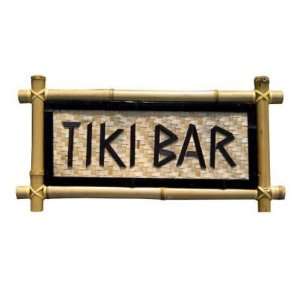  Bamboo Tiki Bar Sign: Patio, Lawn & Garden