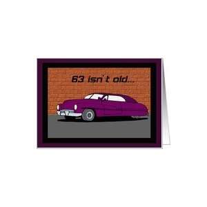  Lead Sled 63rd Birthday Card Card Toys & Games