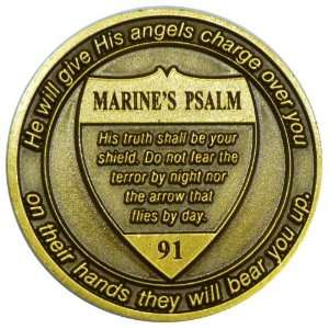  Marines Psalm Challenge Coin: Everything Else