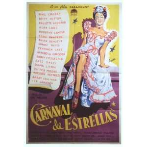    Carnival de Estrellas Poster Movie Spanish B 27x40