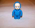 Vintage Little Tikes Dollhouse RARE Blue Baby Figure for People Family