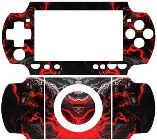 Flaming wolf COOL Arts SKIN STICKER for PSP 2000 SLIM  