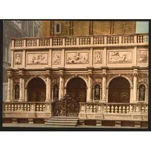  Photochrom Reprint of Loggia of St. Marks, Venice, Italy 