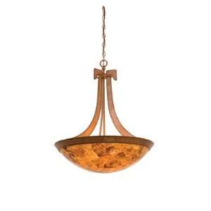 Kalco 4347BG/PS103, Copenhagen Large Pen Shell Bowl Pendant, 5 Light 