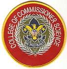 BOY CUB EAGLE SCOUT College of Commissioner Science Emblem