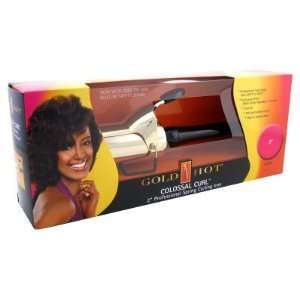  Belson Gold N Hot Curl Iron 2 Colossal Spring: Health 