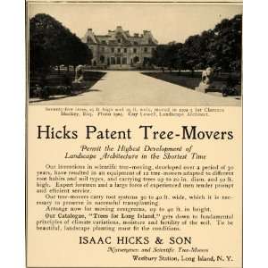   Tree Mover Mackey Guy Lowell   Original Print Ad