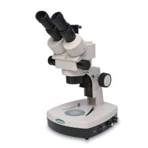  Zoom Microscope with Binocular Head, 10X Eyepiece, LED Illumination 