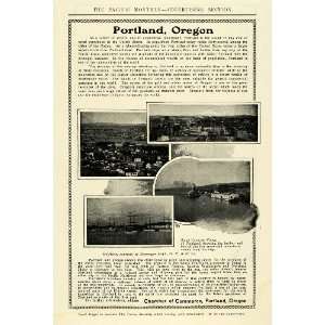  1904 Ad Portland Oregon Chamber Commerce Scenic Views 