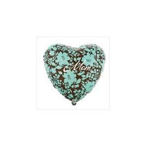  Mothers Day Teal Flowers Foil Balloon Toys & Games