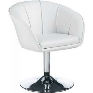  Sunpan Modern Home   Tofino Swivel Chair in White 