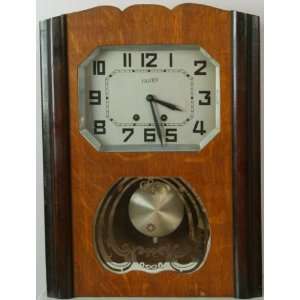  Vintage German Regulator Wall Clock Vaney Regulateur 