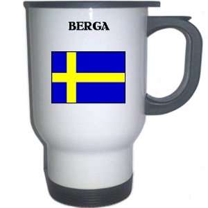  Sweden   BERGA White Stainless Steel Mug Everything 