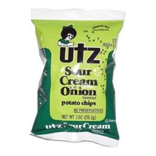 Utz Sour Cream and Onion Potato Chips Triple Cut 4 Pack/10 oz each by 