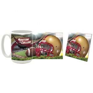  Boston College Eagles Stadium Mug and Coaster Set: Sports 