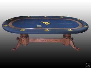 Texas Holdem Custom Poker Table, Cup Holders in Railing  