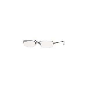   1035 BLUE SEMI RIMLESS TITANIUM EYEGLASSES