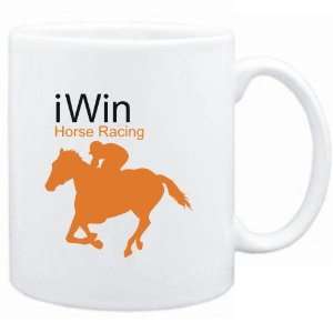  Mug White  I WIN Horse Racing  Sports: Sports & Outdoors