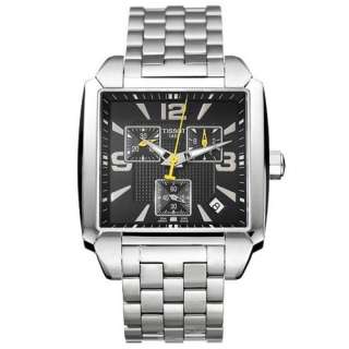  Tissot Mens T0055171105700 Quadrato Chronograph Watch