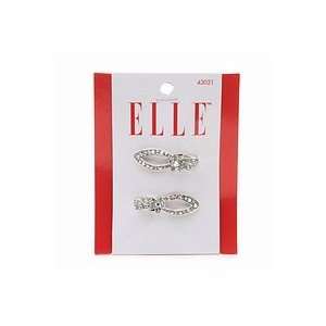  Elle Rhinestone Salon Clips, 2 Pack 1 set Beauty