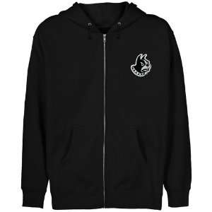  NCAA Wofford Terriers Youth Black Logo Applique Full Zip 