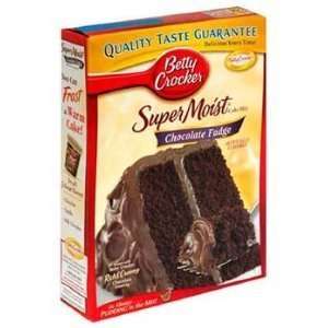 BETTY CROCKER CAKE MIX SUPER MOIST CHOCOLATE FUDGE  