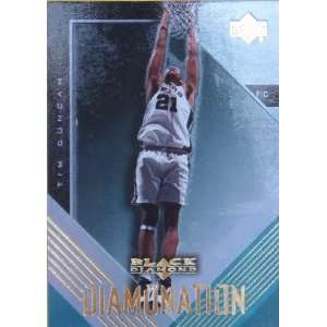 Tim Duncan 1999 2000 Black Diamond Diamonation Card #D2
