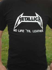 Metallica RARE No life til leather Shirt Large  