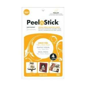  Peel n Stick Adhesive Sheets 4/Pkg 5.5 X 8.75 3705T; 4 Items/Order