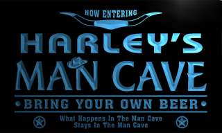   Harleys Man Cave Cowboys Bar Neon Beer Sign Baseman Night Decor