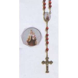com Rose Petal Scented Rosary   Carmen Centerpiece   Byzantine Cross 