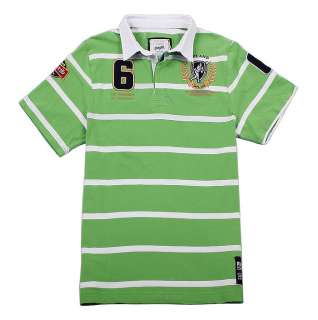 KEVINGSTON VINTAGE IRELAND NO.6 RUGBY POLO JERSEY Light GREEN MULTIPLE 