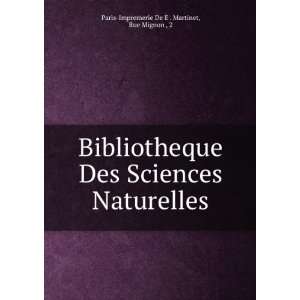  Bibliotheque Des Sciences Naturelles Rue Mignon , 2 Paris 