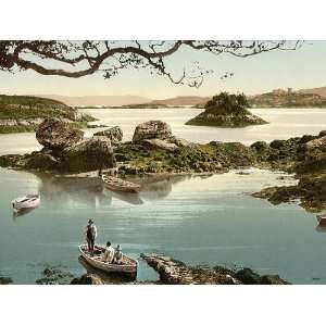 Vintage Travel Poster   Glengariff Harbor. County Cork Ireland 24 X 18 