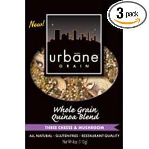 Urbane Grain Whole Grain Quinoa Blend, Three Cheese and Mushroom, 4 