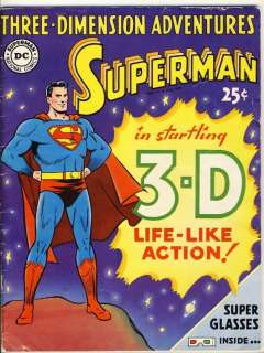 1953 THREE DIMENSIONAL ADVENTURES   3D SUPERMAN  
