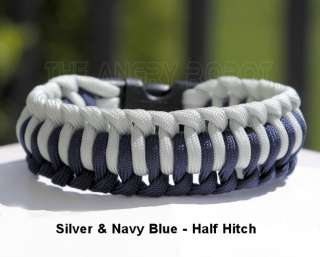 550 Paracord Survival Bracelet Half Hitch   ACU Camo  