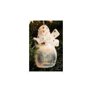  THOMAS KINKADE christmas tree SNOWMAN ornament: Home 