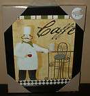 FAT CHEF FRAMED ART PICTURE NEVER TRUST A SKINNY CHEF items in HOME 