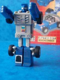 Vintage 80s G1 Transformers Toy   BEACHCOMBER + CARD    