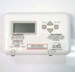 Honeywell T8001C 1019 Heat/Cool Programmable Thermostat  