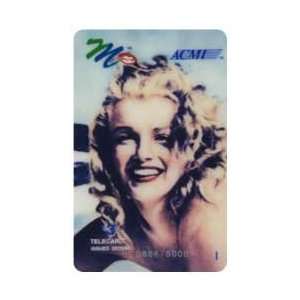 Marilyn Collectible Phone Card: $3. Marilyn Monroe (Shoulder To Head 