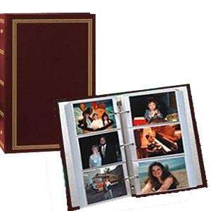    in pocket BURGUNDY binder album for 300 photos   4x6
