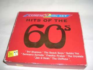 HITS OF THE 60s 2 DISC CD BOX SET CD ALBUM  