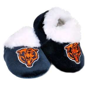  NFL Baby Bootie Slippers Chicago Bears 0 3 Months: Sports 