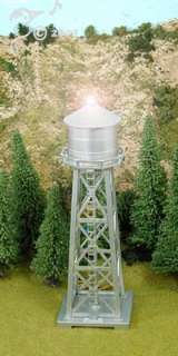 Working Lighted Water Tower HO Scale 1:87 by Model Power