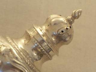 PAIR OF BIRMINGHAM 1905 HALLMARKED STERLING SILVER SALT AND PEPPER 