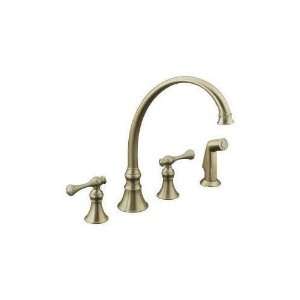  Revival Double Handle Kitchen Faucet with Sidespray 