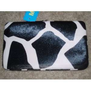    Wallet Hard Case Black & White Giraffe Print 